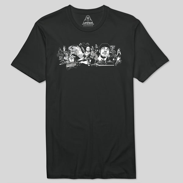 UPPER PLAYGROUND T-SHIRT GRAPHICS 洋書　レア本 Vintage Rare Upper Playground Sam Flores T-Shirt 12 Grain