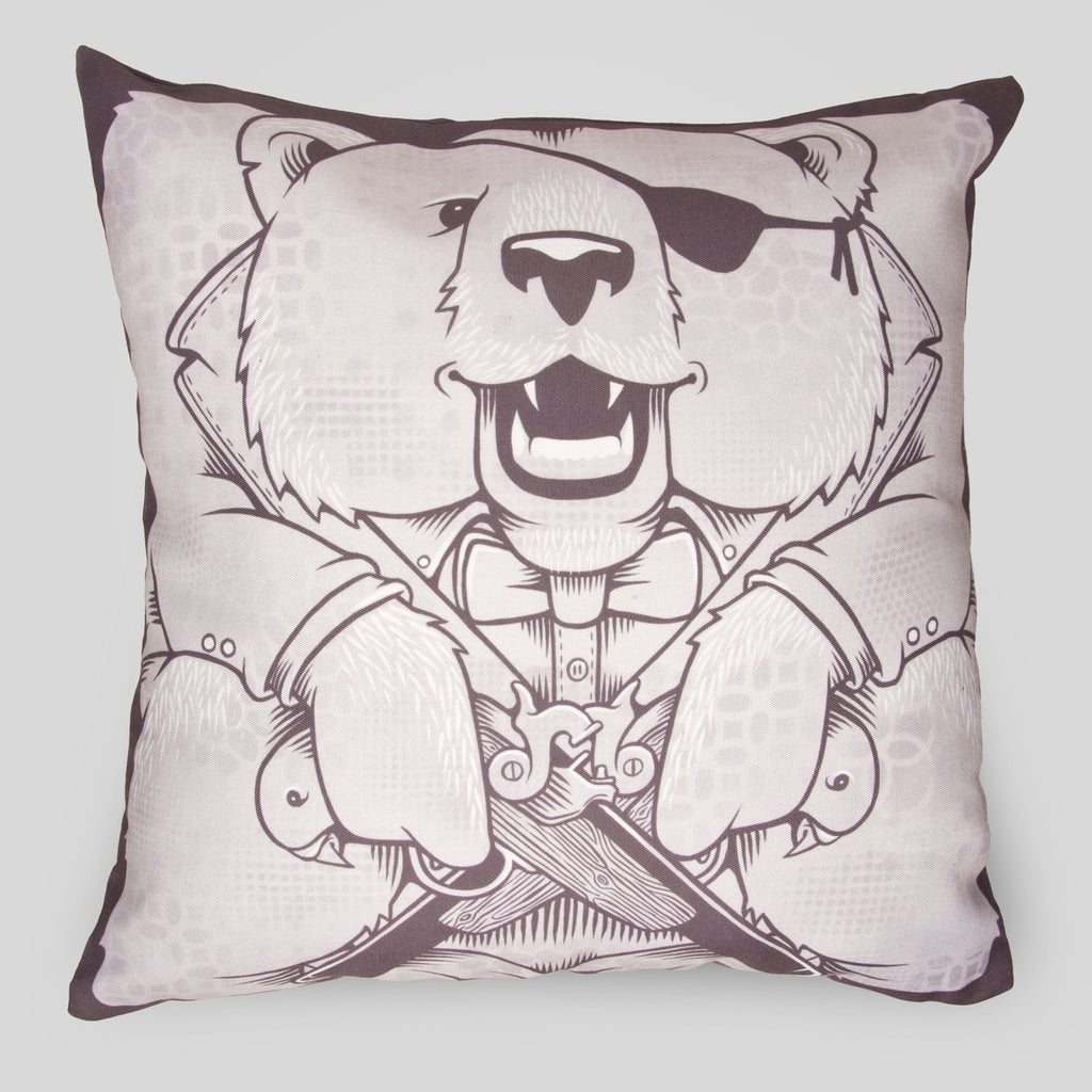 MWW - The Bears Pillow Cover by Jeremy Fish