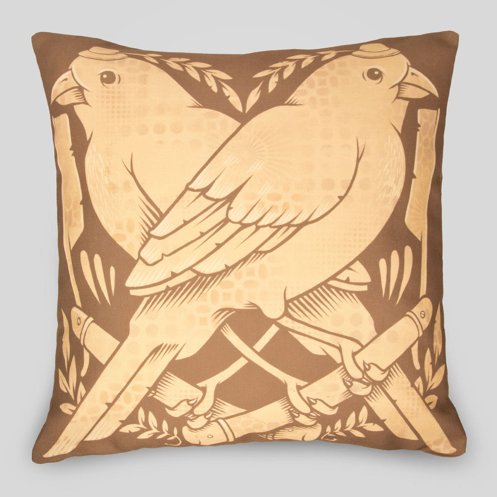 MWW - The Finches Pillow Cover by Jeremy Fish