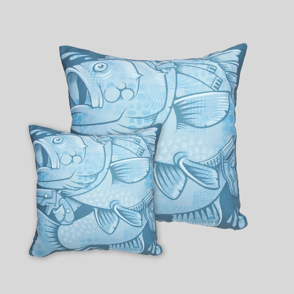 MWW - The Fishes Pillow Cover by Jeremy Fish