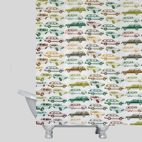MWW - Station Wagons Shower Curtain