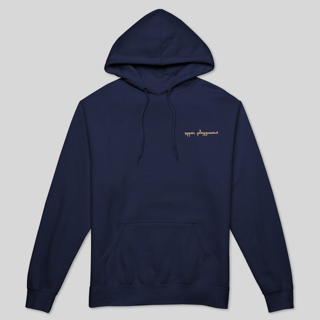 Upper Playground - Lux - SOLID GOLD WISDOME BACKPRINT MEN'S HOODIE