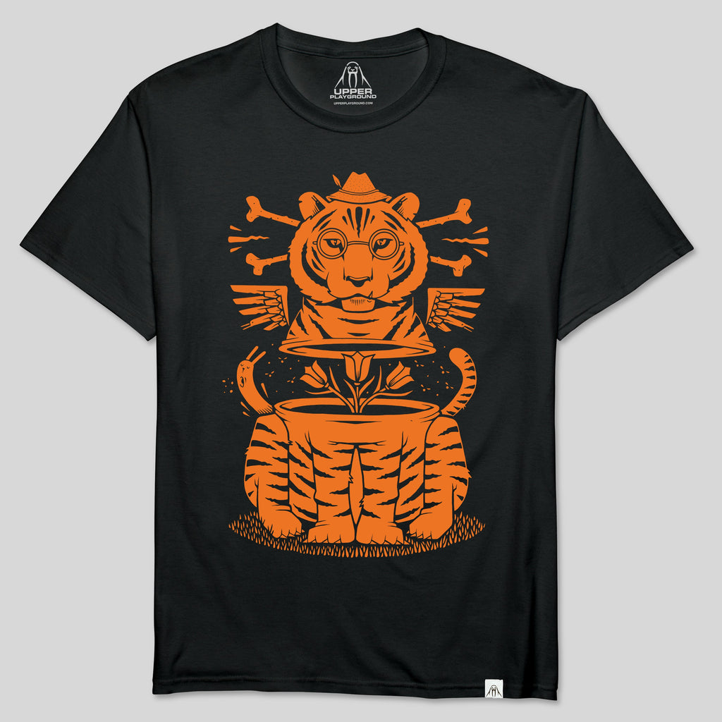 strikeforce - TOUGH TIMES TIGER MEN'S GRAPHIC TEE