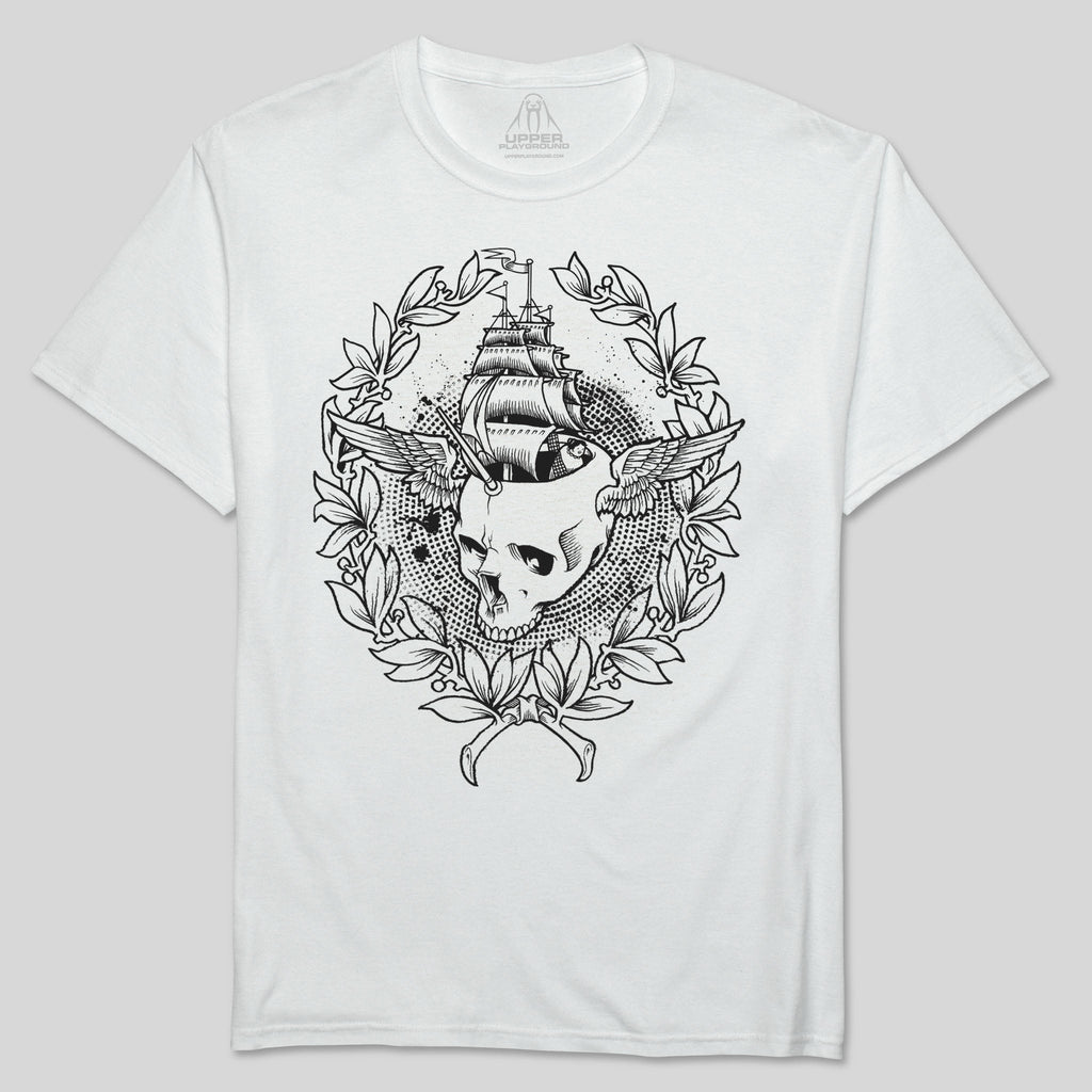 strikeforce - SKULL SAILOR MEN'S GRAPHIC TEE