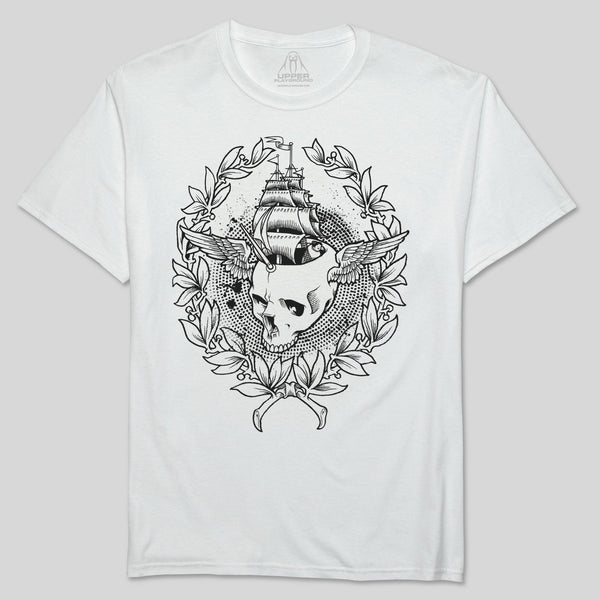 strikeforce - SKULL SAILOR MEN'S GRAPHIC TEE