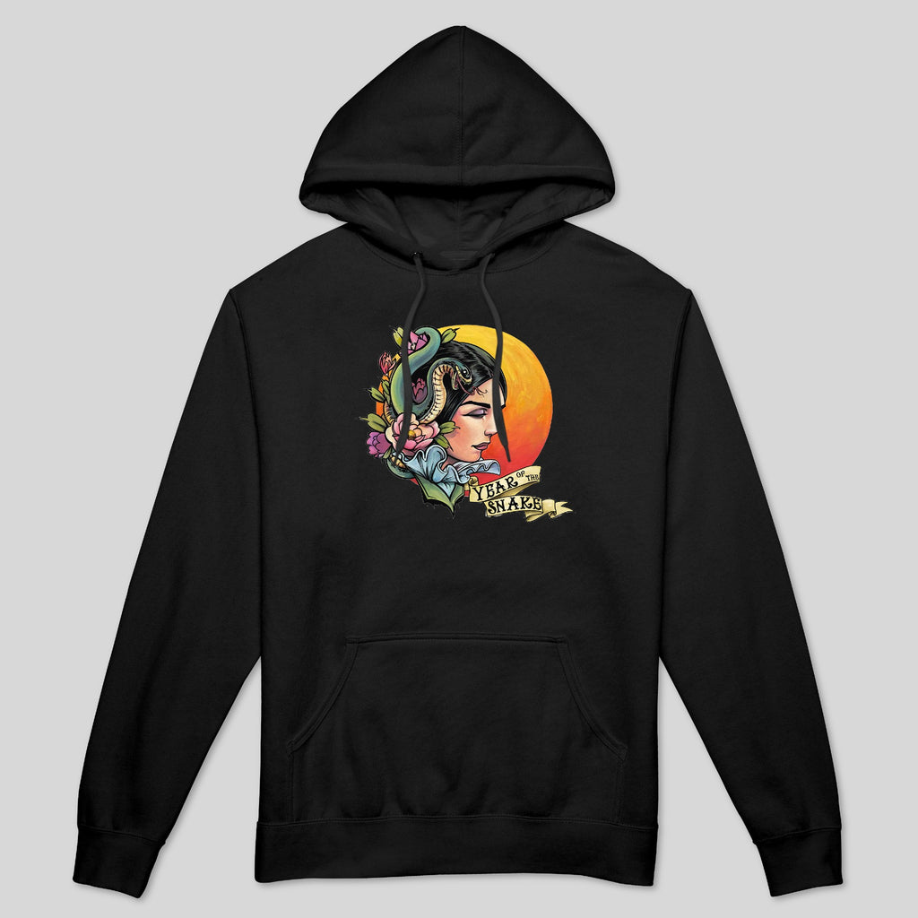 strikeforce - YEAR OF THE SNAKE MEN'S HOODIE IN BLACK BY SAM FLORES