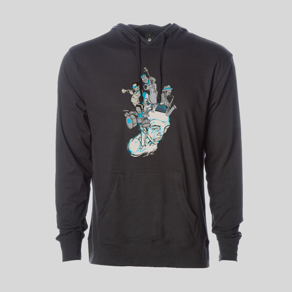 strikeforce - MUSIC HEADS LIGHTWEIGHT HOODIE