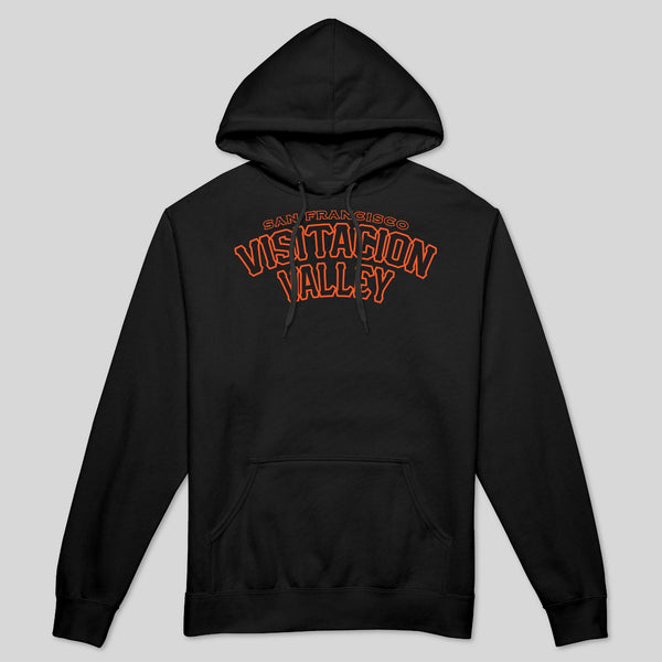 strikeforce - VISITACION VALLEY WOMEN'S HOODIE