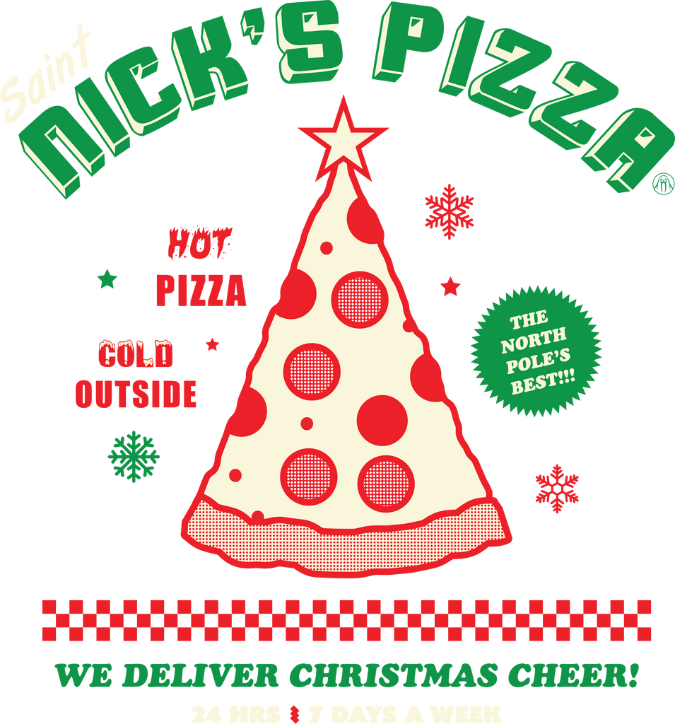 strikeforce - ST. NICK'S PIZZA WOMEN'S CREW TEE