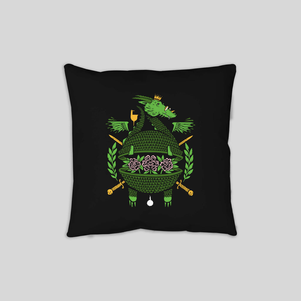 MWW - Year of the Dragon Pillow Cover by Jeremy Fish
