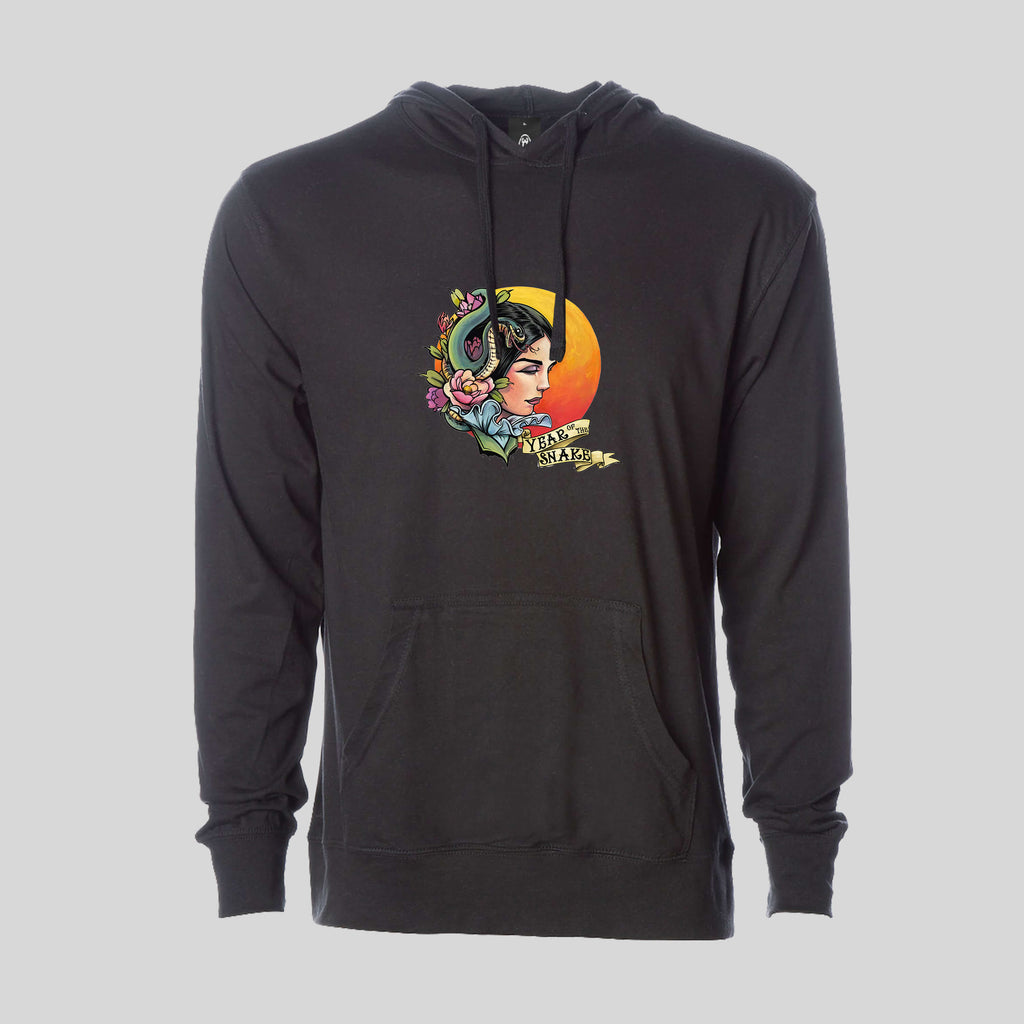 strikeforce - YEAR OF THE SNAKE LIGHTWEIGHT HOODIE BY SAM FLORES