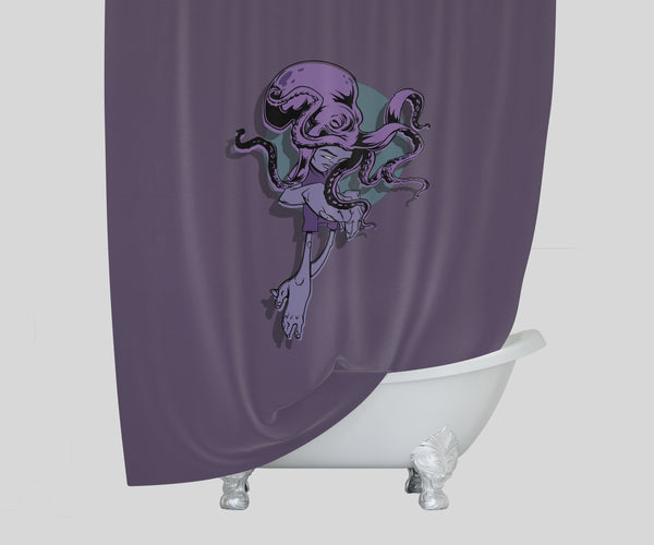 MWW - Dr. Octo Shower Curtain by Sam Flores