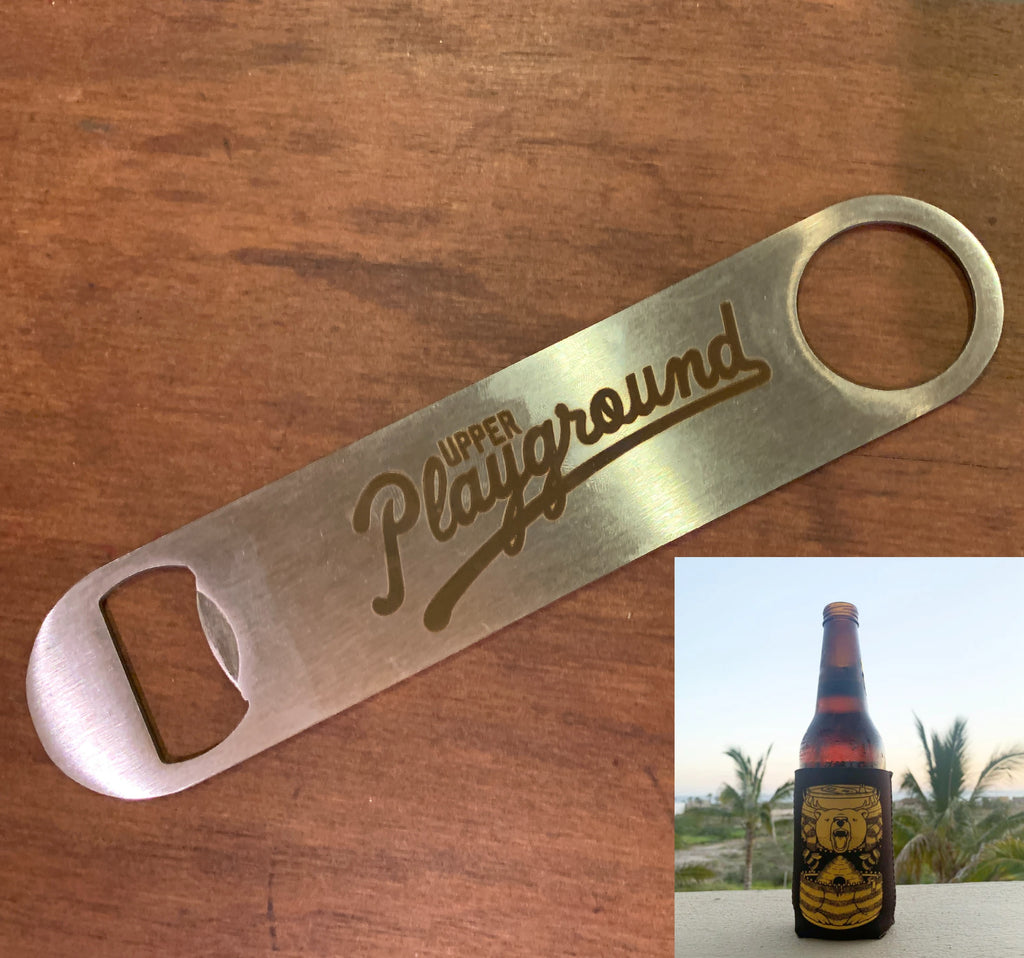 Upper Playground - Lux - UP Bottle Opener & 2 Koozies Bundle (40% off)