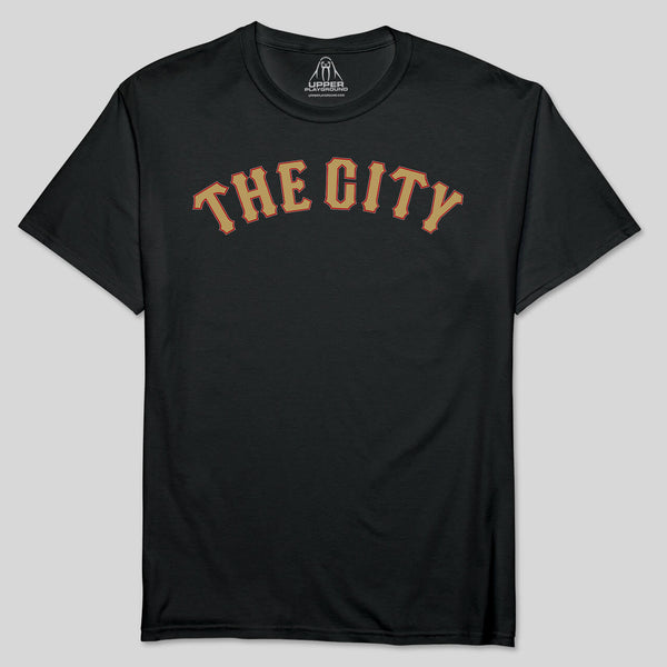 strikeforce - THE CITY IN RED & GOLD -   MEN'S CLASSIC TEE