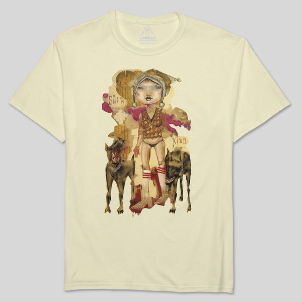 strikeforce - GIRL WITH DOGS MEN'S CLASSIC TEE
