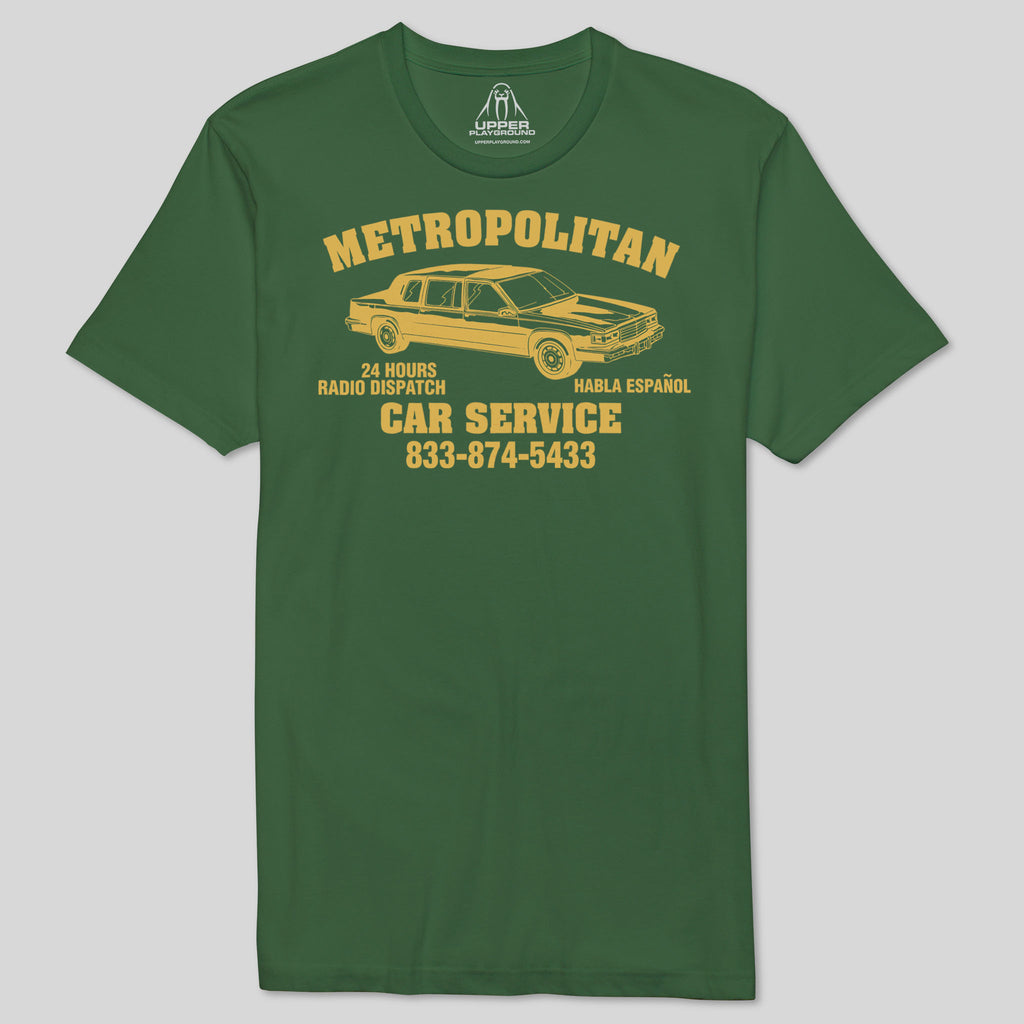 strikeforce - METROPOLITAN CAR SERVICE MEN'S  TEE