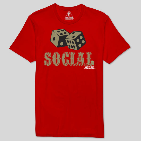 strikeforce - SOCIAL MEN'S  TEE