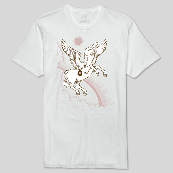 strikeforce - F-UNICORN RAINBOW MEN'S  TEE