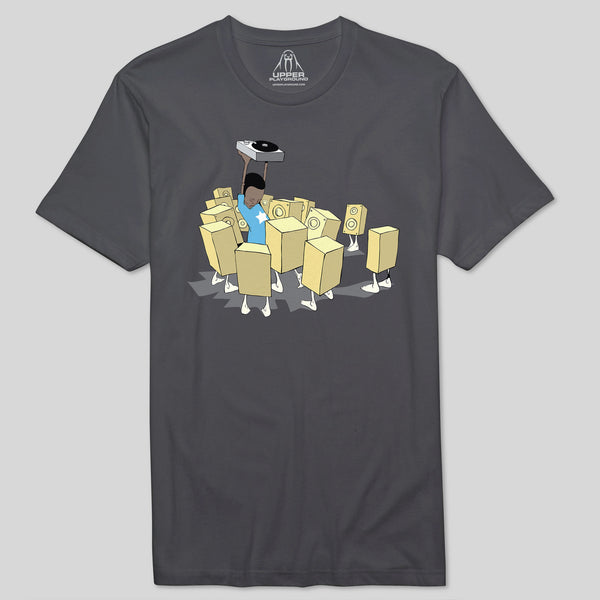 strikeforce - TURNTABLE ENVY MEN'S  TEE