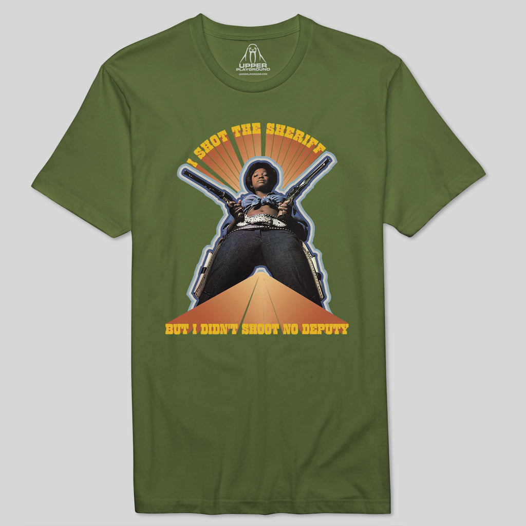 strikeforce - SHOT THE SHERIFF MEN'S  TEE