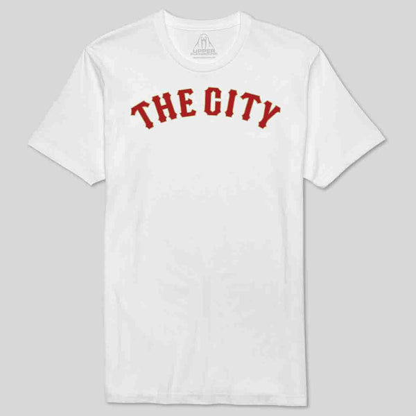 strikeforce - THE CITY IN GOLD & RED -  MEN'S  TEE