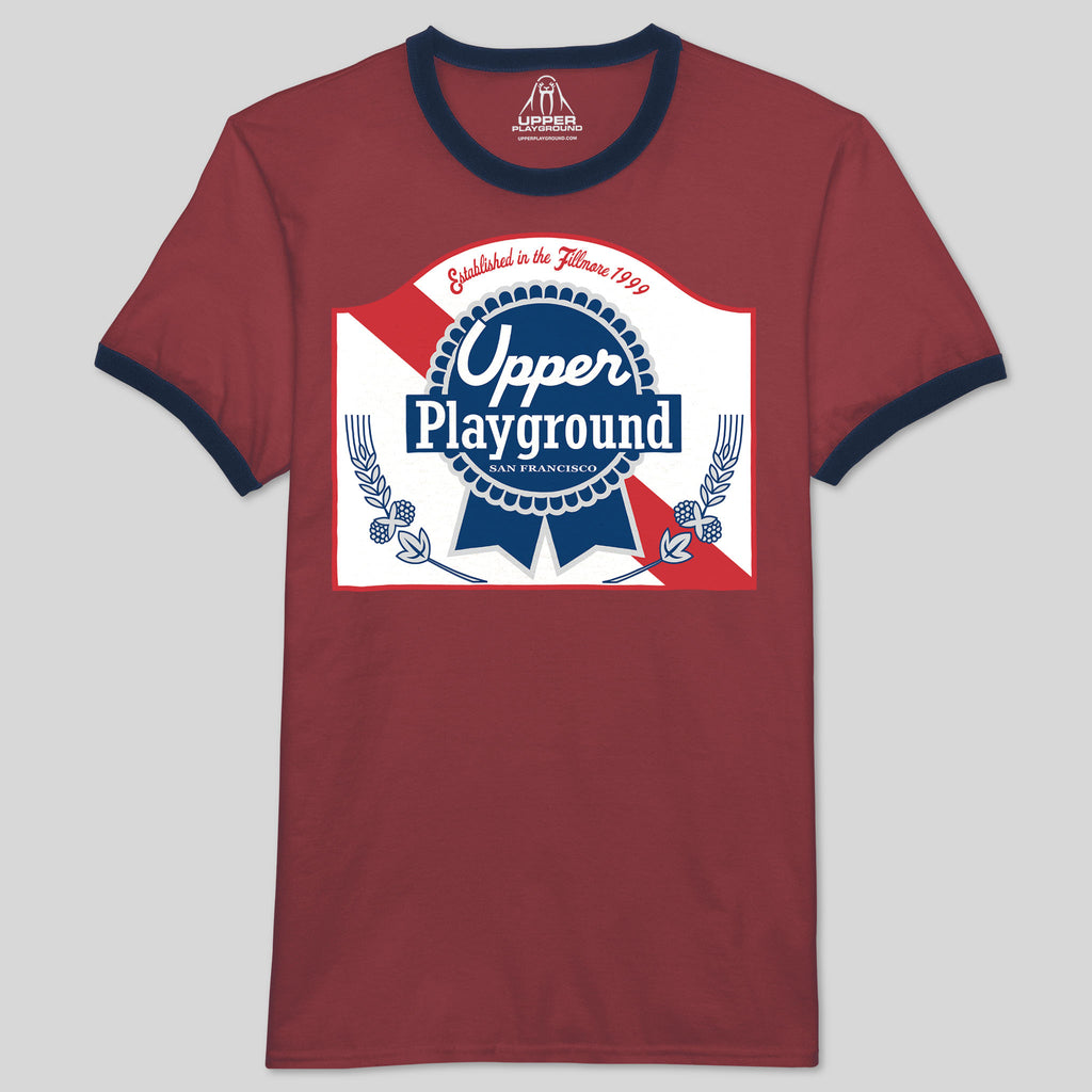 strikeforce - RIBBON MEN'S RINGER TEE