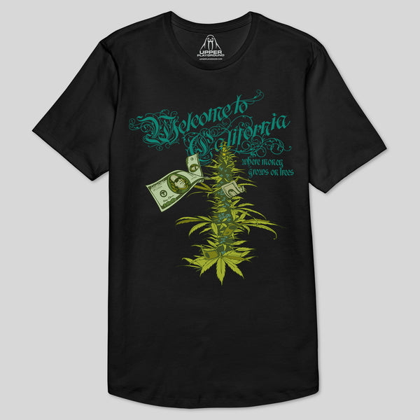 strikeforce - CALI TREES MEN'S LONG BODY TEE
