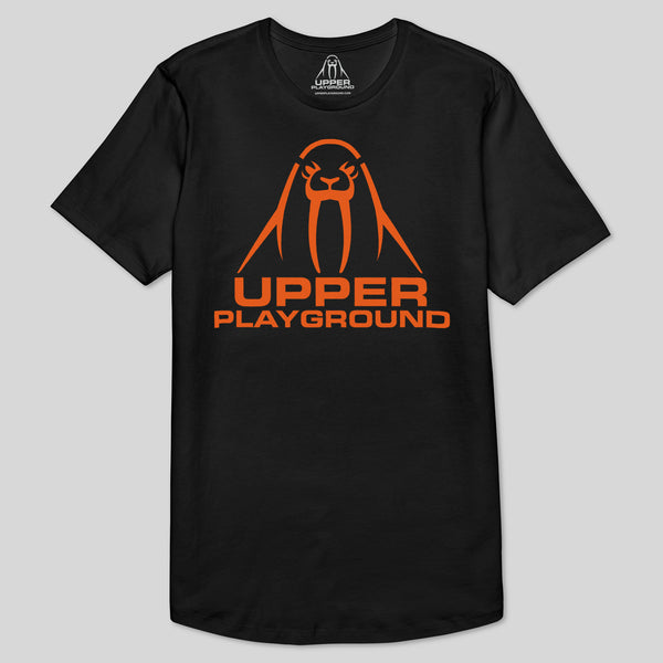 strikeforce - STENCIL LOGO MEN'S LONG BODY TEE