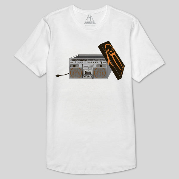 strikeforce - TAPERECORDERBOX MEN'S LONG BODY TEE