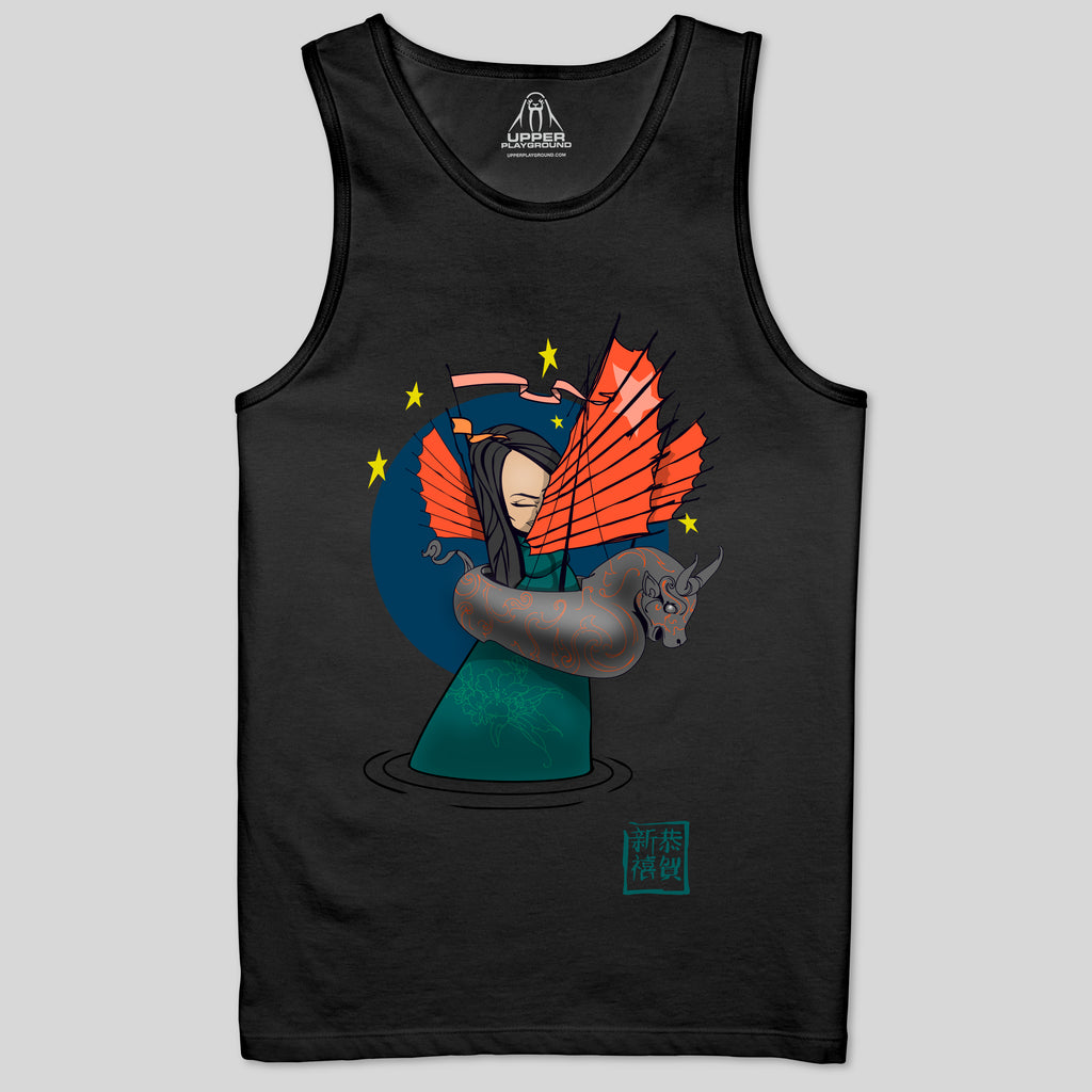 strikeforce - LADY AND THE OX  MEN'S TANK