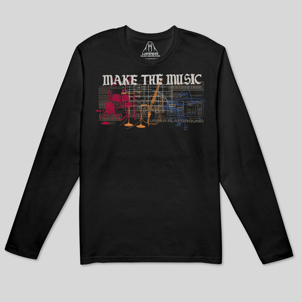 strikeforce - MAKE THE MUSIC MEN'S LONG SLEEVE