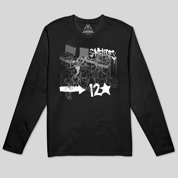 strikeforce - 4 TURNTABLES MEN'S LONG SLEEVE