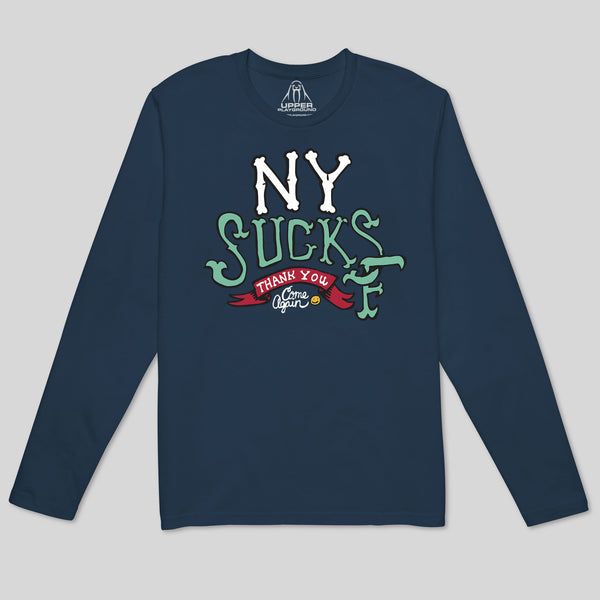 strikeforce - NY SUCKS MEN'S LONG SLEEVE