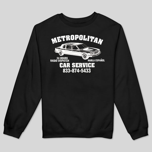 strikeforce - METROPOLITAN CAR SERVICE MEN'S SWEATSHIRT