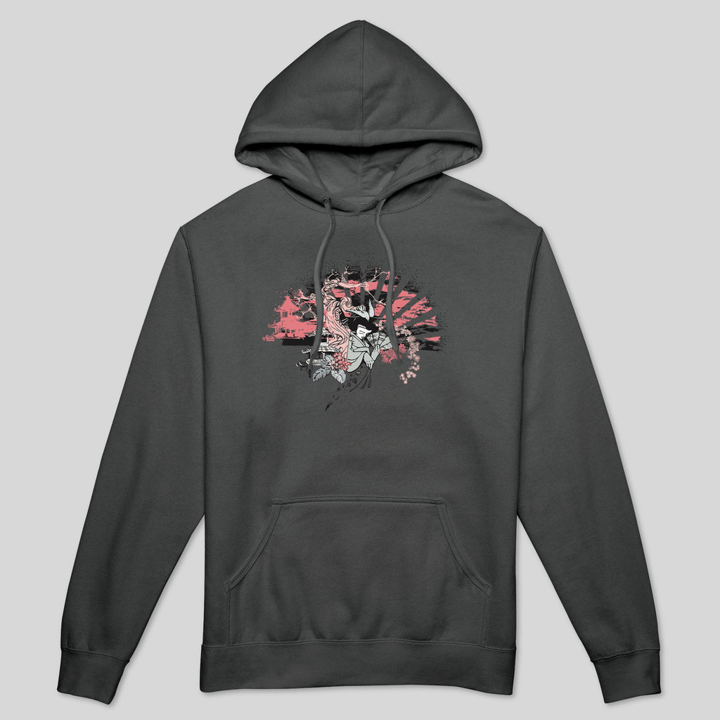 strikeforce - GEISHA FAN MEN'S HOODIE