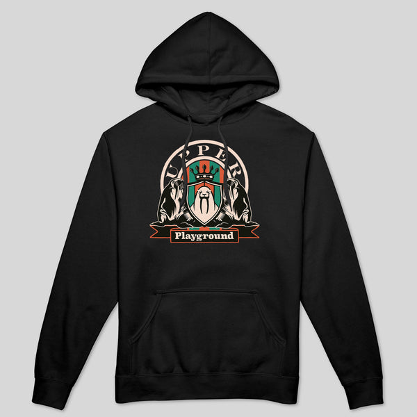 strikeforce - UPPER CREST - TEAL MEN'S HOODIE