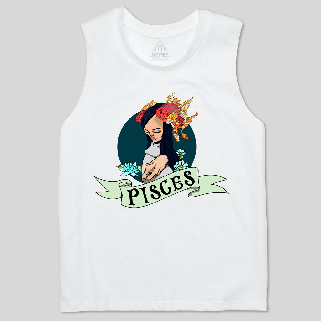 strikeforce - PISCES BY SAM FLORES WOMEN'S MUSCLE TEE