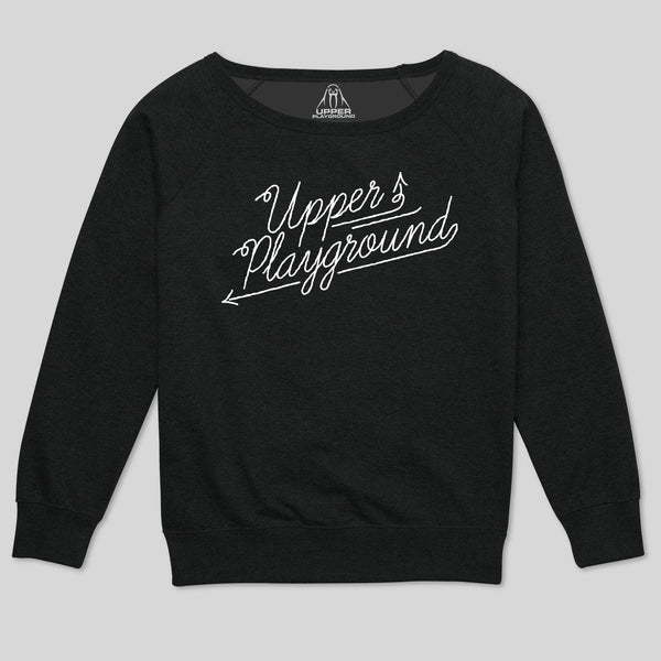 strikeforce - DOUBLE ARROW WOMEN'S SCOOP NECK SWEATSHIRT