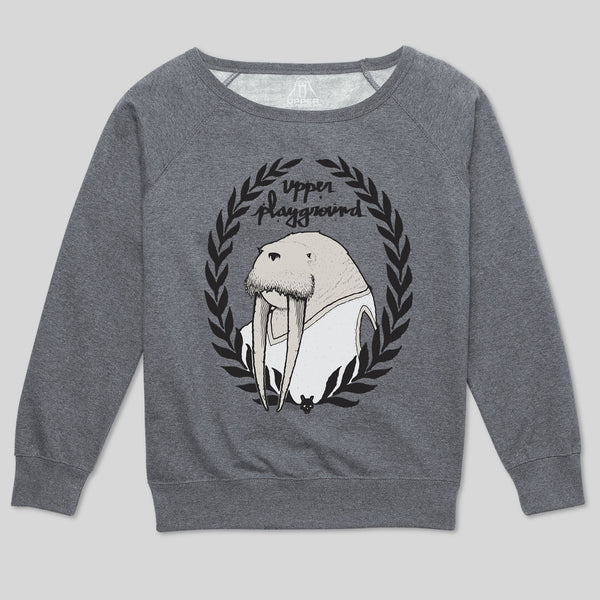 strikeforce - WALCREST WOMEN'S SCOOP NECK SWEATSHIRT