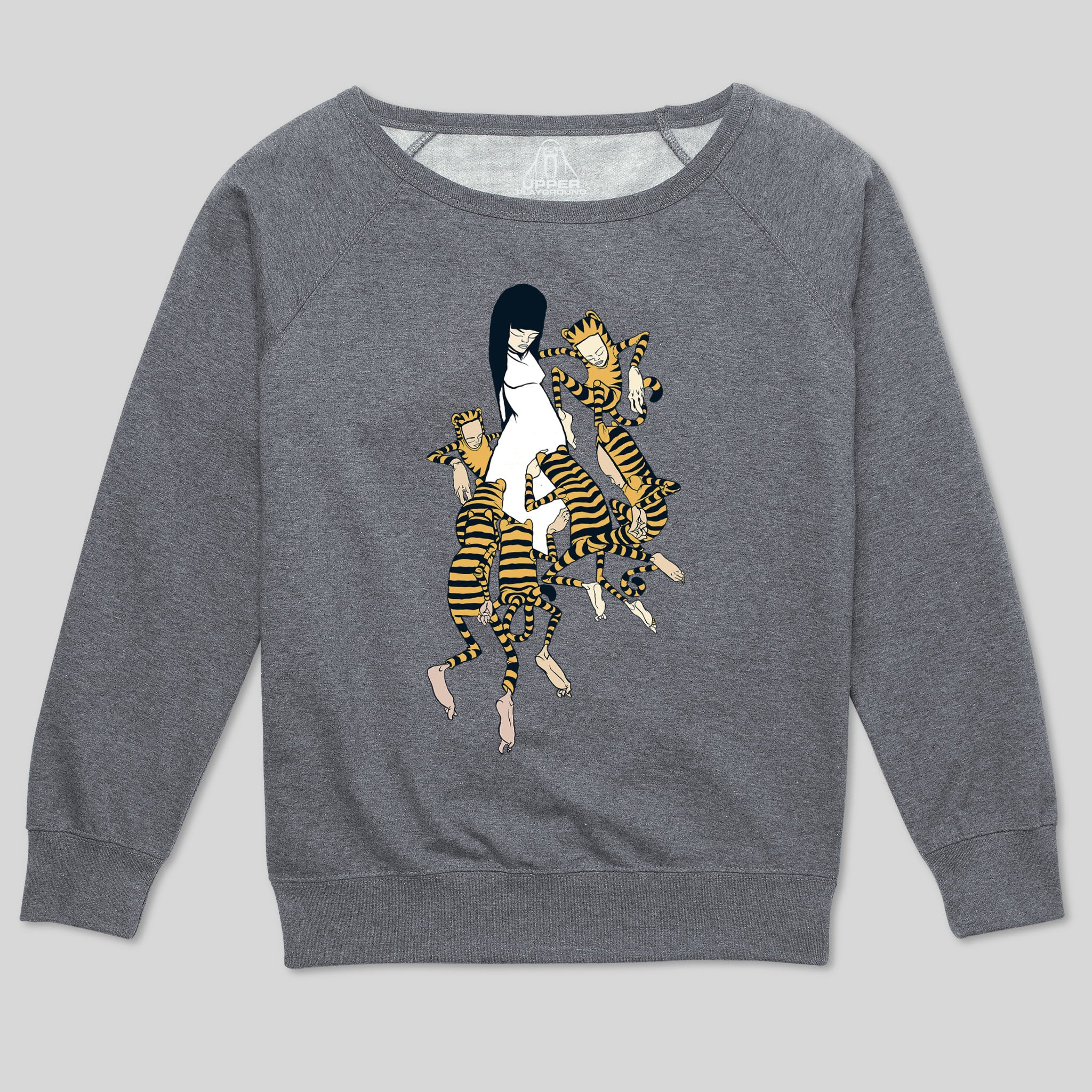 Jumping shop tiger sweatshirt