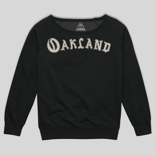 strikeforce - OAKLAND WOMEN'S SCOOP NECK SWEATSHIRT