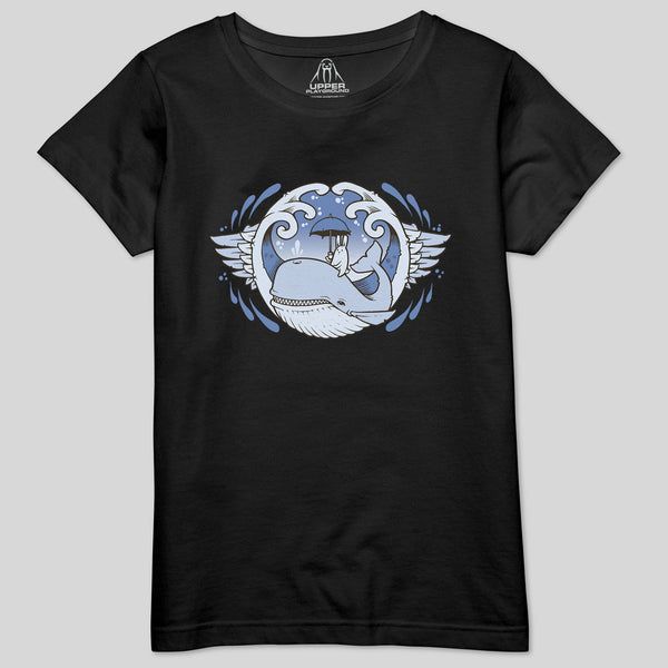 strikeforce - WHALE RIDER WOMEN'S CREW TEE