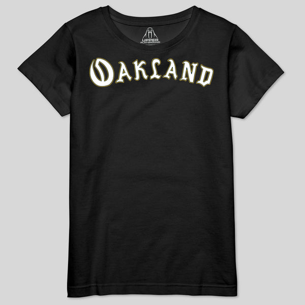 strikeforce - OAKLAND MONEYBALL WOMEN'S CREW TEE