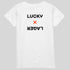 LL STACK WITH X EYES ON WHITE - WOMEN'S WOMEN'S CREW TEE