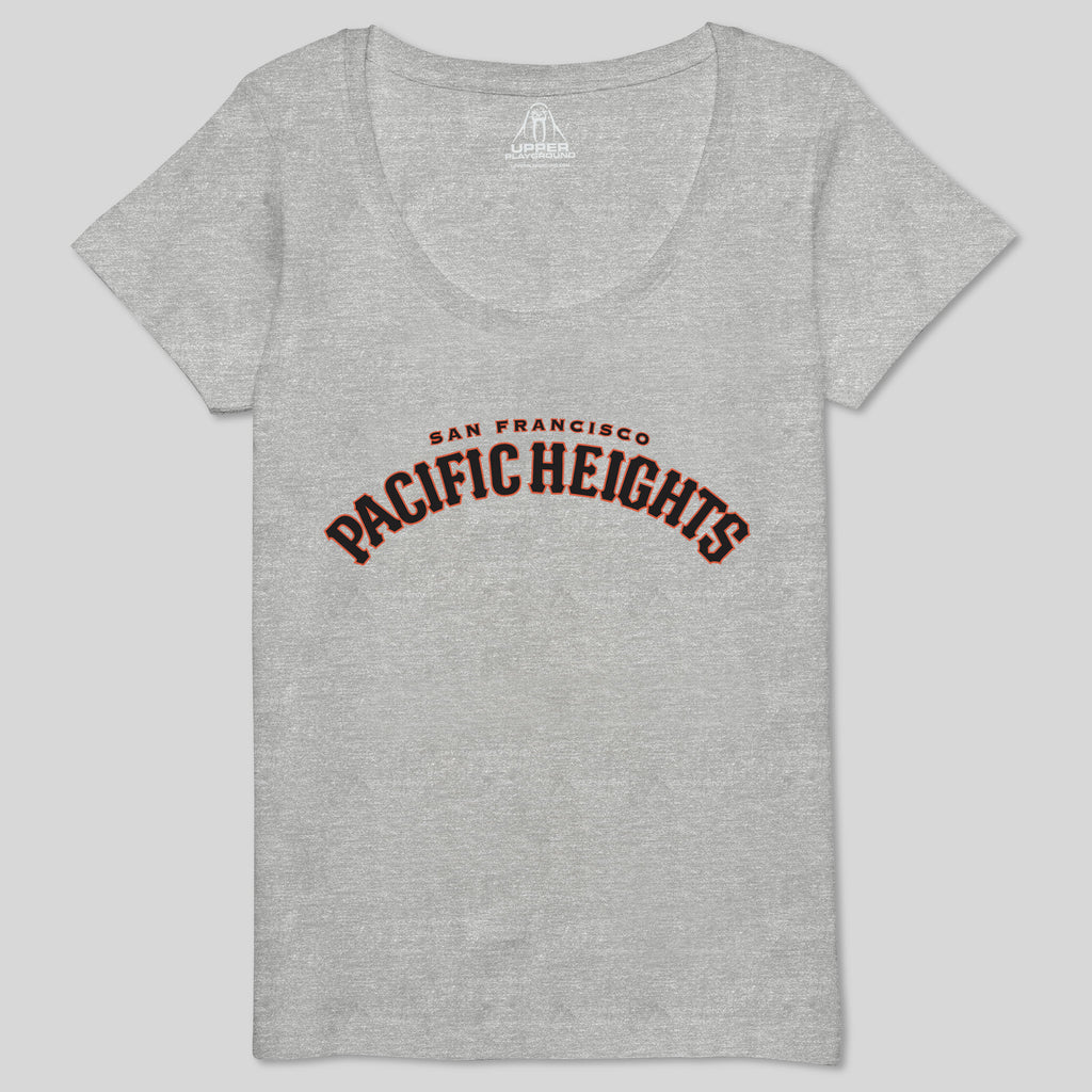 strikeforce - PACIFIC HEIGHTS DISTRICTWOMEN'S SCOOP NECK TEE