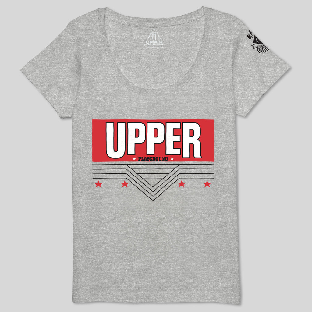 strikeforce - EURO - REDWOMEN'S SCOOP NECK TEE