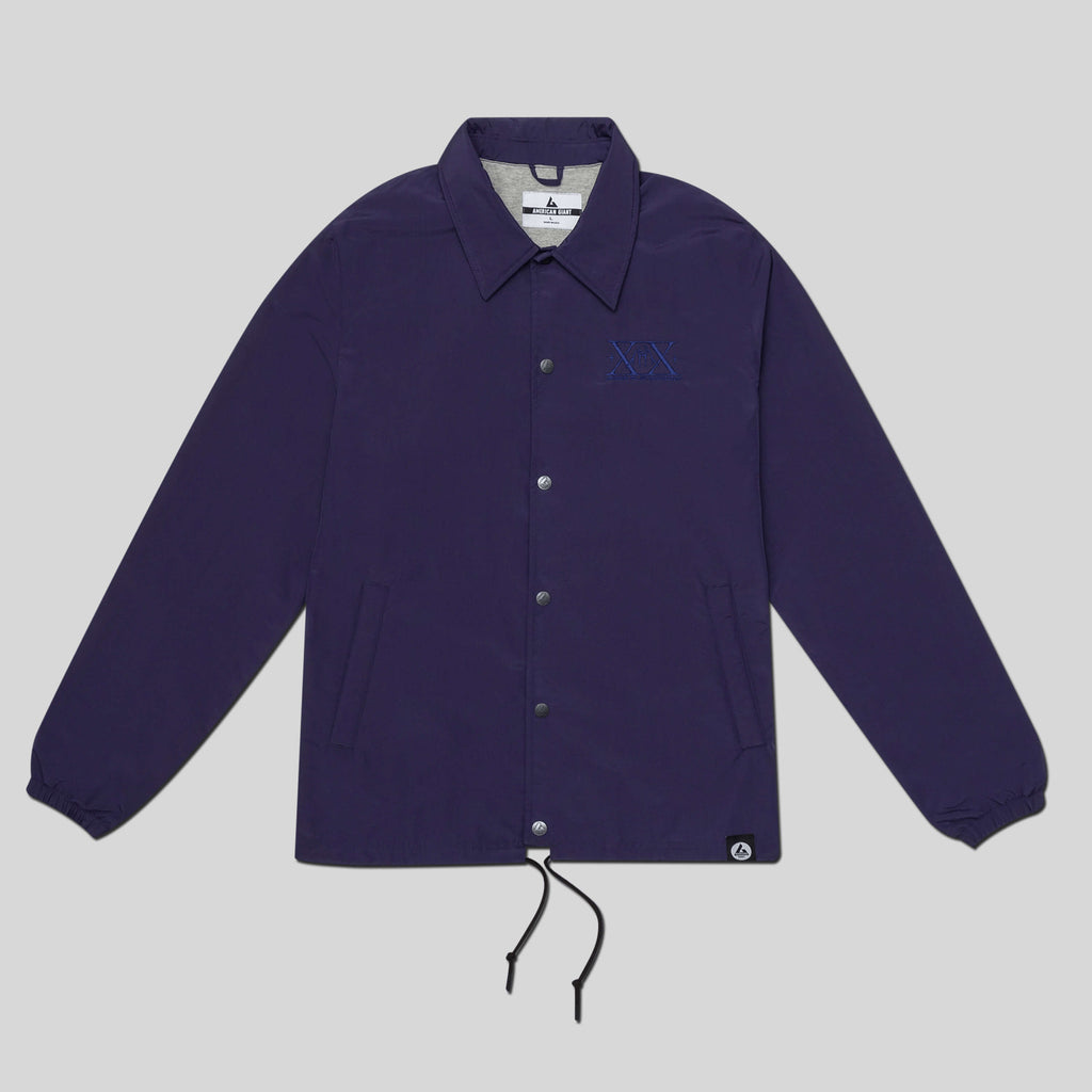 Upper Playground - Lux - UP x AG Coaches Jacket in Navy (60% off)