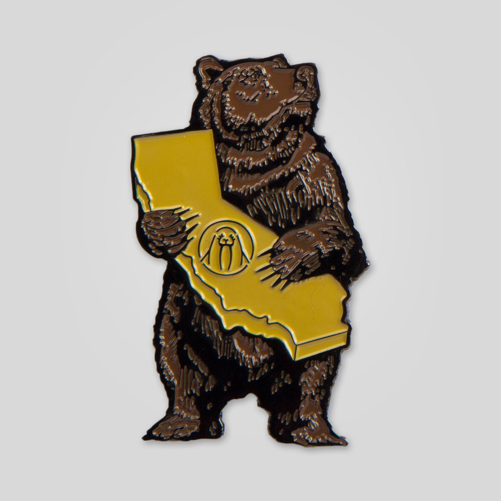 Upper Playground - Lux - Cali Bear Pin by Munk One