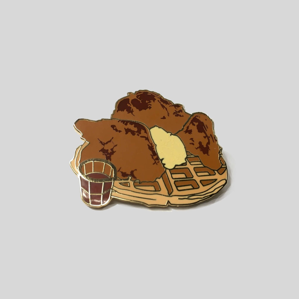 Upper Playground - Lux - Chicken And Waffles Pin by Munk One