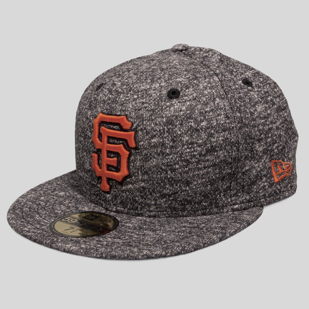 SF Giants New Era Fitted Cap in Dogpatch Black Terry